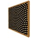 image 4 of Geometric glitter love hearts (Picutre Frame) Black | XS