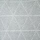 image 2 of Geo Diamond Collection Recycled Cotton Throw in Silver (50" x 60") Grey | Grey