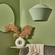 image 2 of BHS Dana 40cm Easy Fit Light Shade | Green | Green | 1