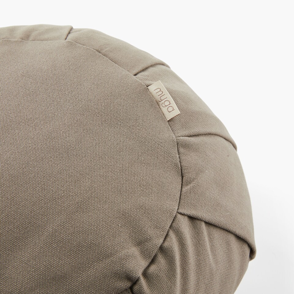 image 1 of Myga Zafu Yoga Meditation Cushion - Wood | Brown