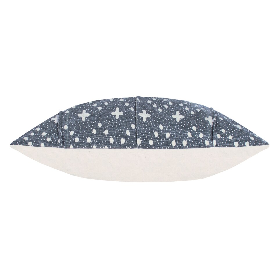 image 1 of Yard Helm Organic Woven Cushion, Ink, 50 x 50cm