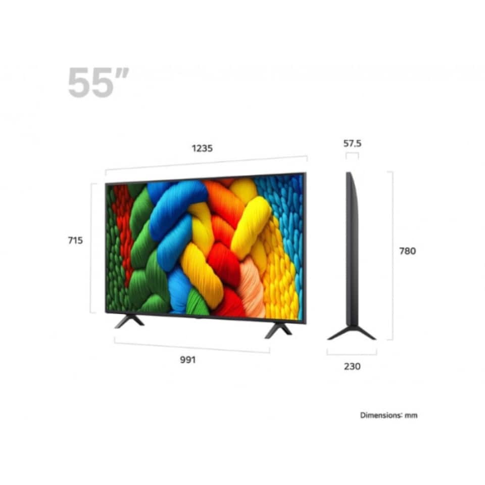 image 1 of LG 55NANO80A6B 55" NANO80 4K UHD Smart TV