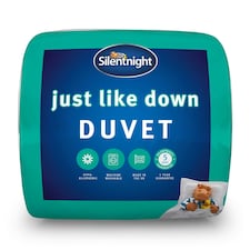 Silentnight Just Like Down 10.5 Tog Duvet, Hypoallergenic, Soft and Silky, Double