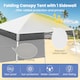 image 7 of COSTWAY 210 x 210 cm Pop up Canopy Tent Portable Backpack Canopy-White