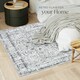 image 3 of Washable Rug Aliya - different sizes, oriental pattern, non-slip underside, non-allergenic short pile Grey | 170 x 120 cm
