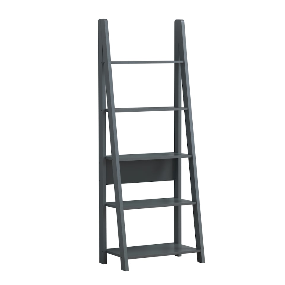 image 1 of Ladder Bookcase 5 Tier