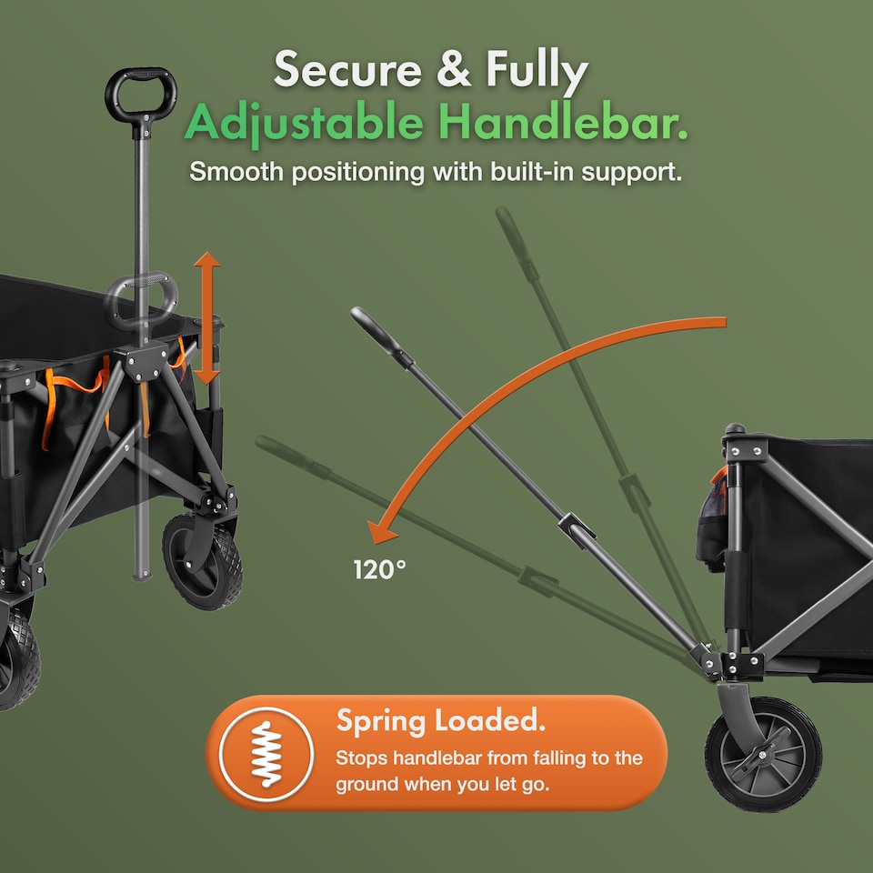image 1 of VonHaus 120L Festival Cart on Wheels