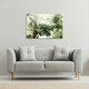 image 2 of Green plants in botanical garde (Canvas Print) 77 x 51 x 4cm