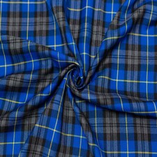 Minerva Core Range Blue Polyester Viscose Suiting Fabric for Dressmaking, 145cm / 57" Wide - per metre