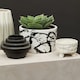 image 2 of Interiors by Premier Versatile White Small Planter, Lightweight Large Garden Flower Pot, Stylish Design Planter For Plants White
