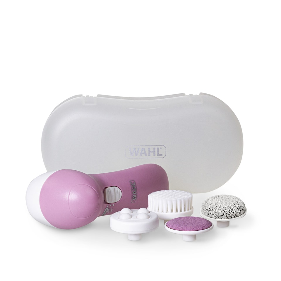 image 1 of Wahl 4-in-1 Facial Cleansing Brush Massager with Brush Attachments ZY046