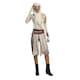 image 2 of Star Wars: The Force Awakens Womens/Ladies Rey Eye Mask With Hood - Beige/White - One Size