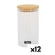 image 1 of Transparent Glass Jar Quttin    9 x 16 cm 780 ml 9 x 16,5 cm (12 Units) N/A