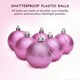 image 8 of 18 Pink Baubles - 5cm