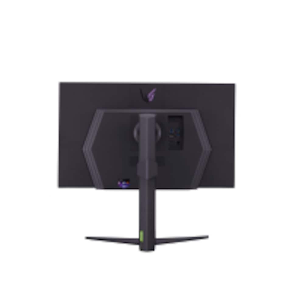 image 1 of LG UltraGear 27GR93U-B 27" IPS 4K Ultra HD 144Hz 1ms Height Adjustable Gaming Monitor | Black | Black, Grey, Purple