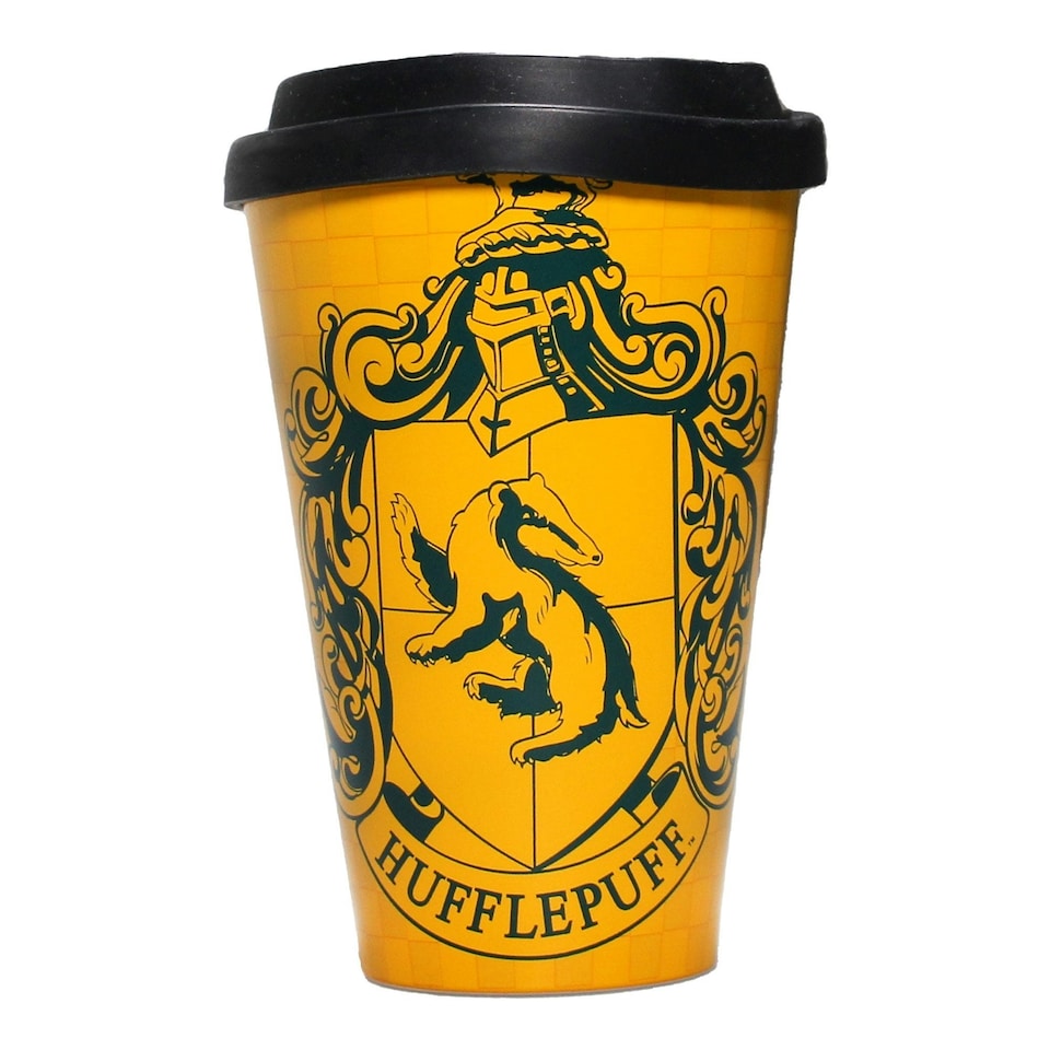 image 1 of Travel Mug RPET (400ml) - Harry Potter (Proud Hufflepuff)