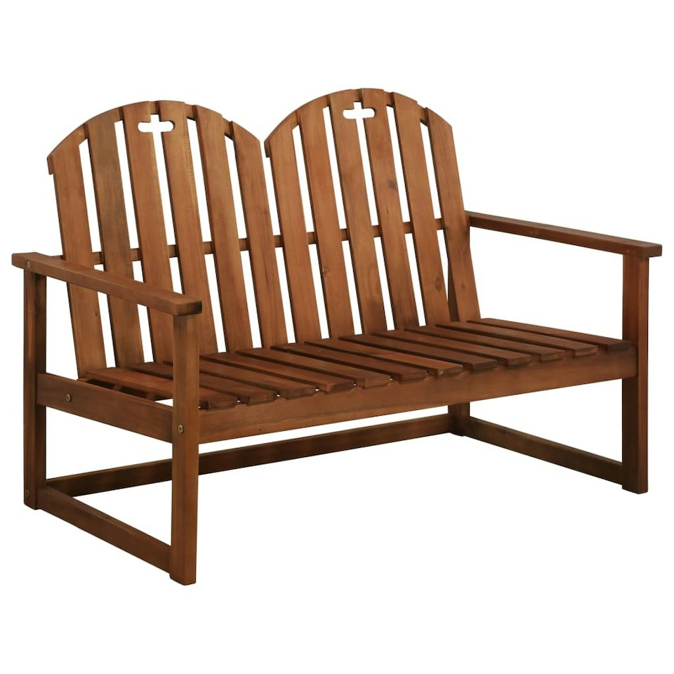image 1 of 4 Piece Outdoor Lounge Set Solid Acacia Wood