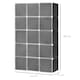 image 7 of HOMCOM Cube DIY Wardrobe Portable Interlocking Plastic Modular Closet Cabinet
