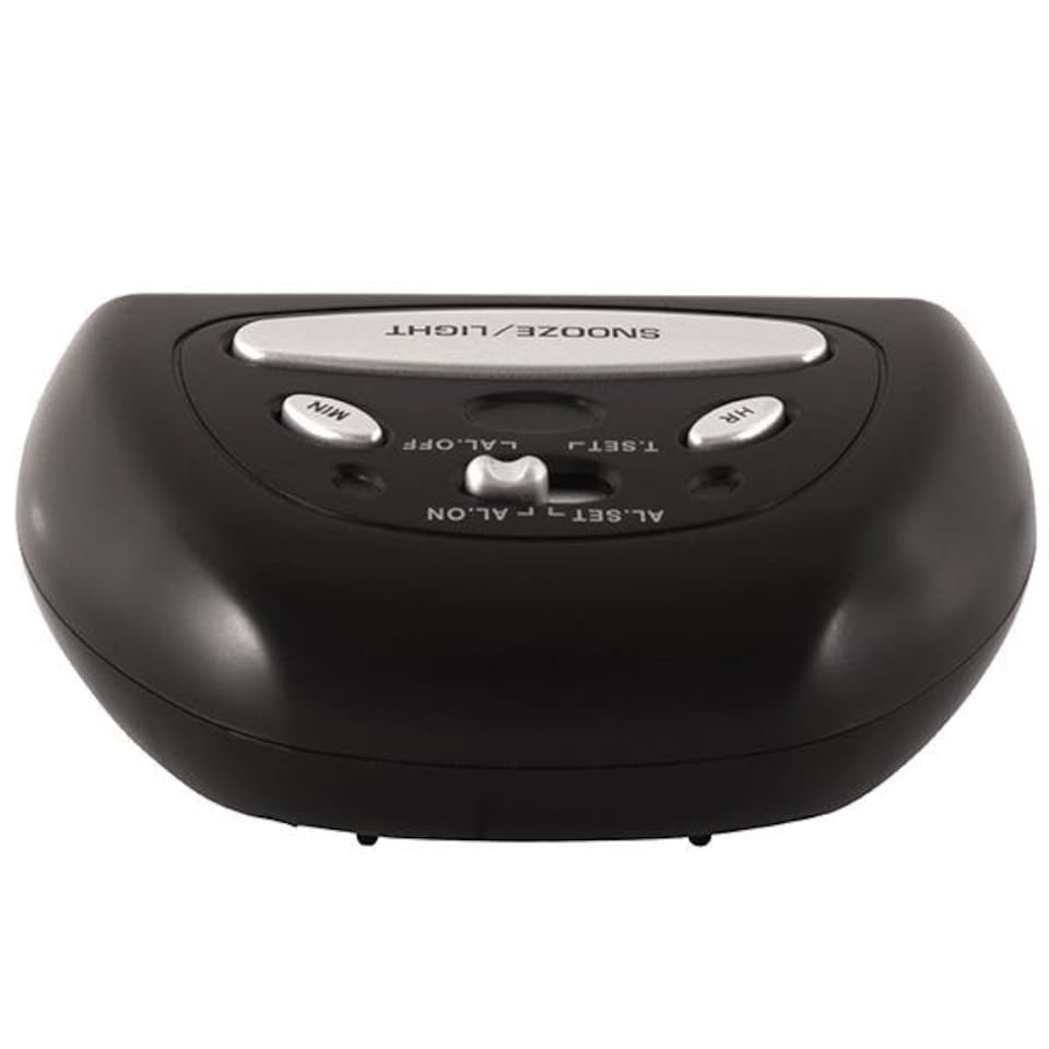 image 1 of Acctim Auric Alarm Clock Black