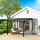 image 2 of 3 x 3(m) Pergola Kit Gazebo with UPF 50+ and Waterproof Polycarbonate Roof