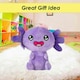 image 3 of Axolotl Soft Toy Cute Plushie Huggable Cuddly Stuffed Toy 18cm Purple
