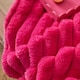 image 5 of OHS Soft Jumbo Faux Fur Ribbed Throw Blanket Pink | Hot Pink