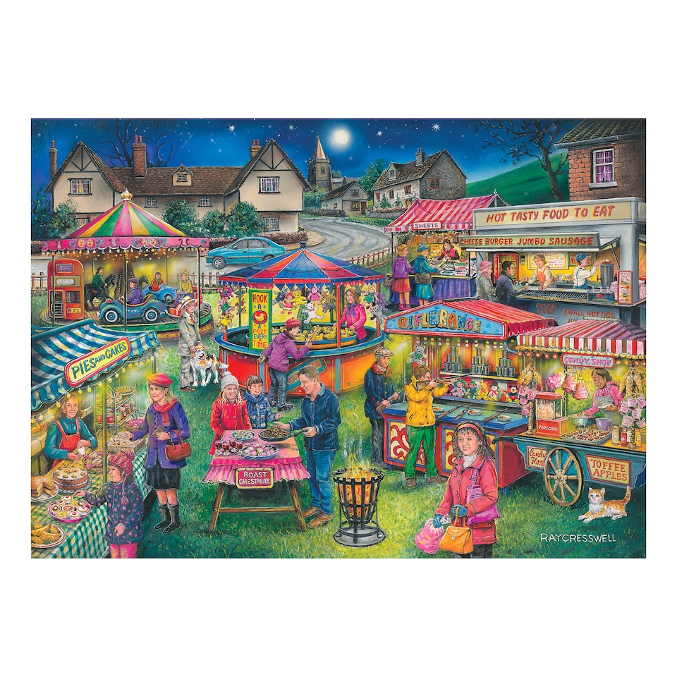 image 1 of Village Fayre BIG 500 Piece Jigsaw Puzzle