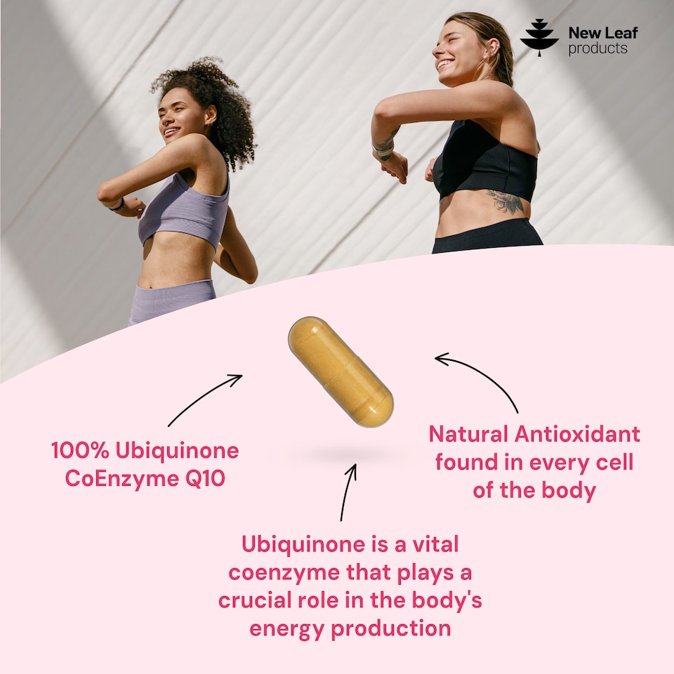 image 1 of CoQ10 200mg - Co Enzyme Pure Ubiquinone 120 Capsule