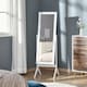 image 3 of HOMCOM Full Length Mirror, Freestanding Adjustable Angle Dressing Mirror for Bedroom, Living Room, 148  47 cm, White