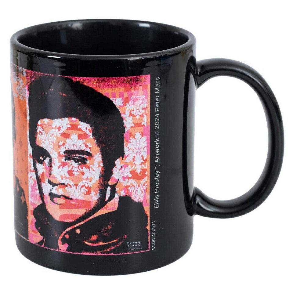 image 1 of Elvis Presley Mug - Black/Multicoloured - One Size