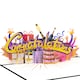 image 5 of Cheers to You 3D Pop Up Congratulations Card
