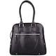 image 4 of London Leathergoods Womens Large Premium Soft Leather Travel / Work Hand Bag / Shoulder Bag | Black | Black