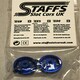image 4 of Staffs Aluminium BBS Style Wheels in Blue 16.9x10mm STAFFS42