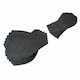 image 2 of ARMA Corrective Lined Horse Half Pad - Black - 17in - 18in