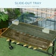 image 5 of PawHut Bird Cage, with Stand, Wheels, Toys, for Budgies, Finches, Parakeets