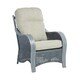 image 3 of Desser Turin Grey 3 Seater Rattan Sofa Set in Pebble - Conservatory Sofa Suite