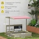 image 7 of Outsunny Kids Wooden Sandbox w/ Canopy, Kitchen Toys, Seat, Storage, for Outdoor