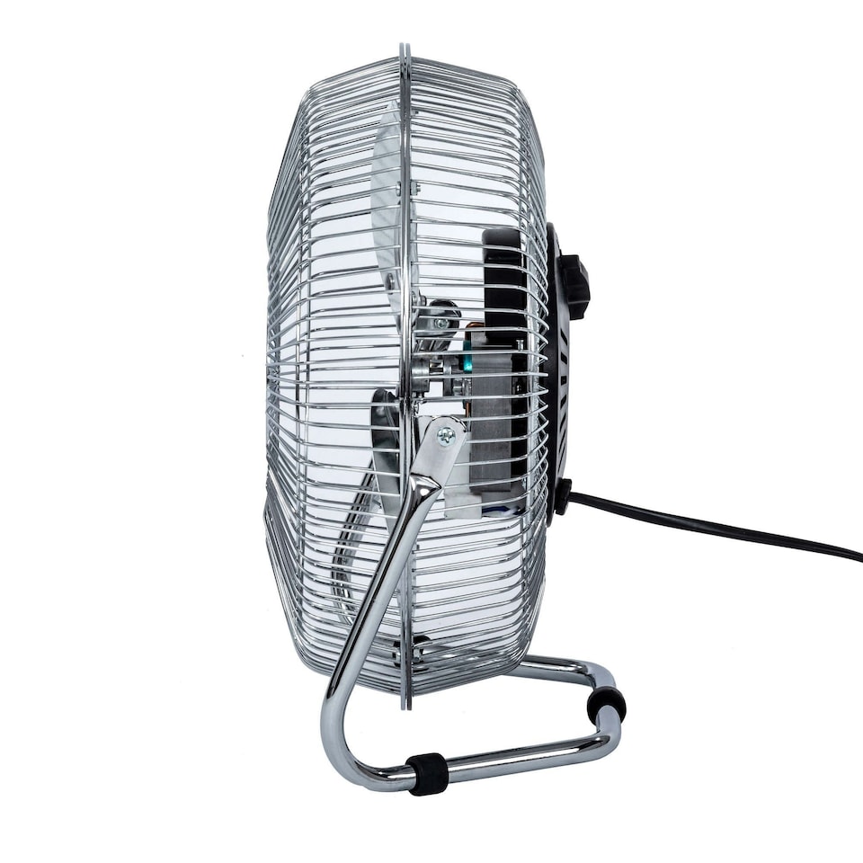 image 1 of Oypla 9" Inch Chrome 3 Speed Floor Standing Gym Fan Hydroponic