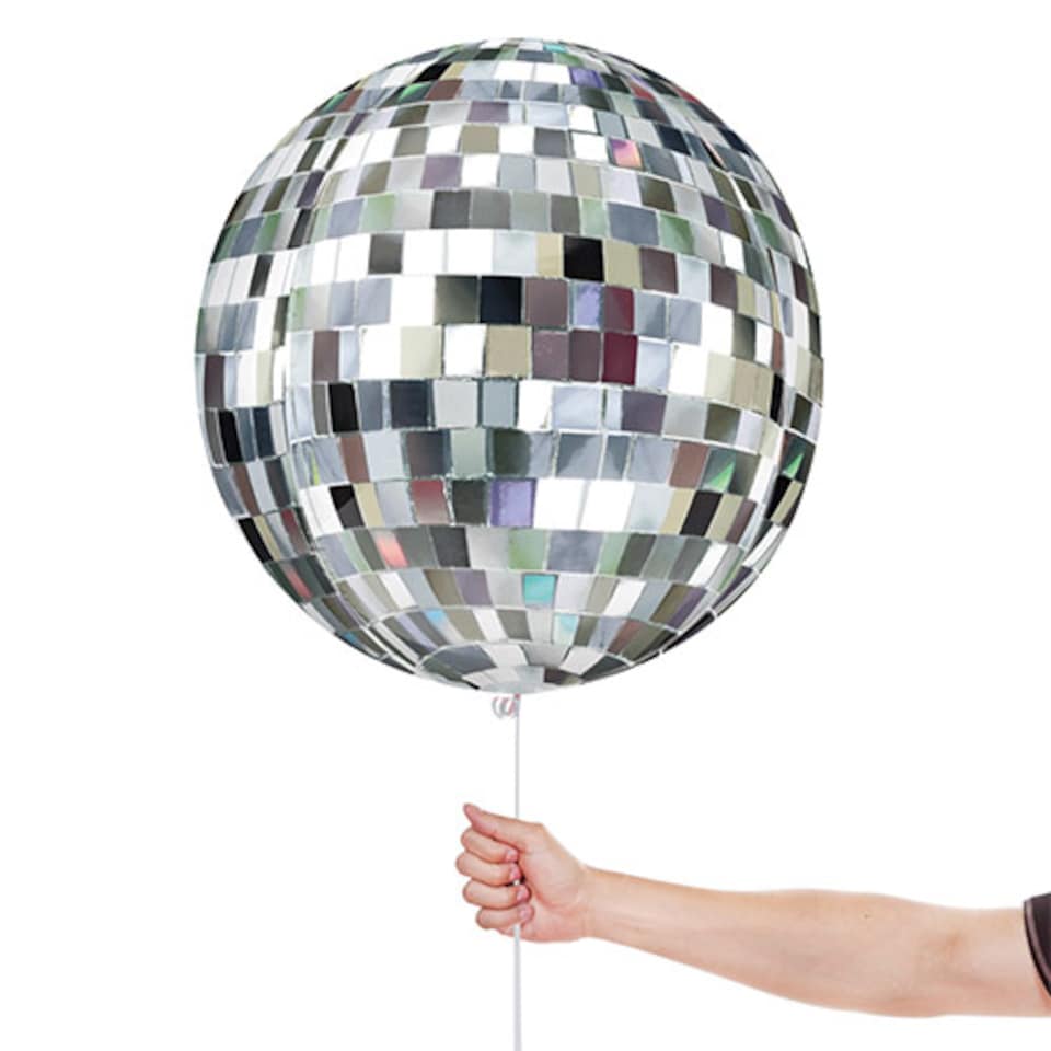 image 1 of Disco Ball Orbz Foil Helium Balloon 38cm / 15 in | Multi