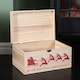 image 7 of 30cm Wooden Christmas Eve Gift Box with Personalisable Name Plate