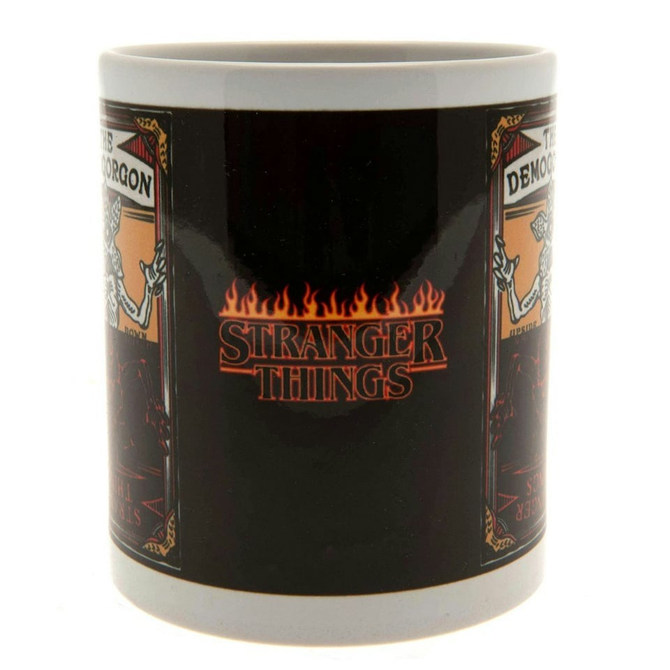 image 1 of Stranger Things Tarot Demogorgon Mug - Brown/White - One Size