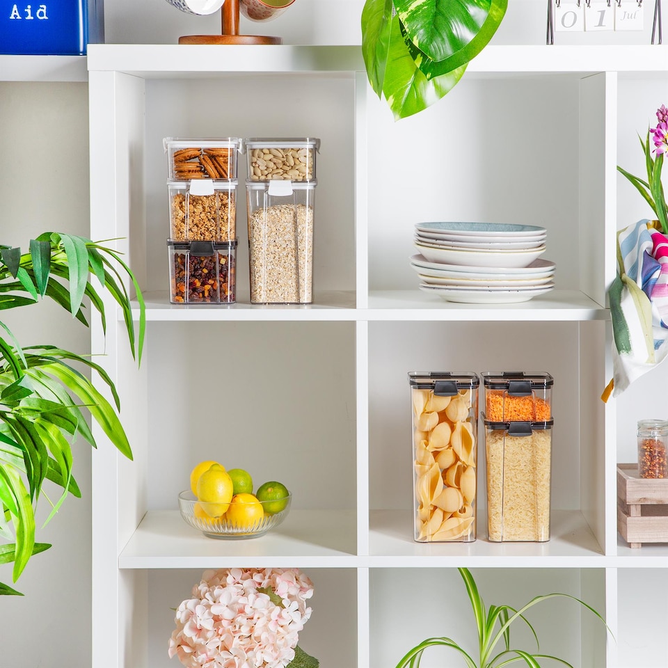 image 1 of Argon Tableware 3 Piece Food Storage Containers Set - 2 Sizes - White