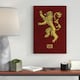 image 2 of Game of Thrones Lannister Poster - Burgundy/Gold - One Size