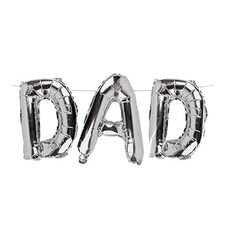 Silver Dad Air Fill Foil Balloon Kit 40cm