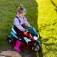 image 8 of HOMCOM Kids Electric Motorcycle Ride On Toy, 6V Battery, Music, Horn, Lights