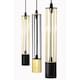 image 3 of Bars Slim Pendant Ceiling Light Black, Gold 10cm