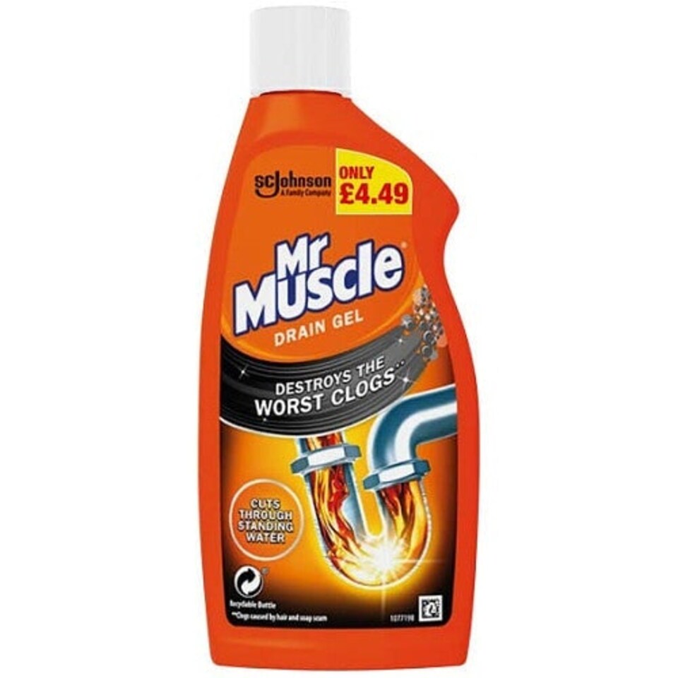 Mr Muscle Drain Gel 500ml (Pack of 6)