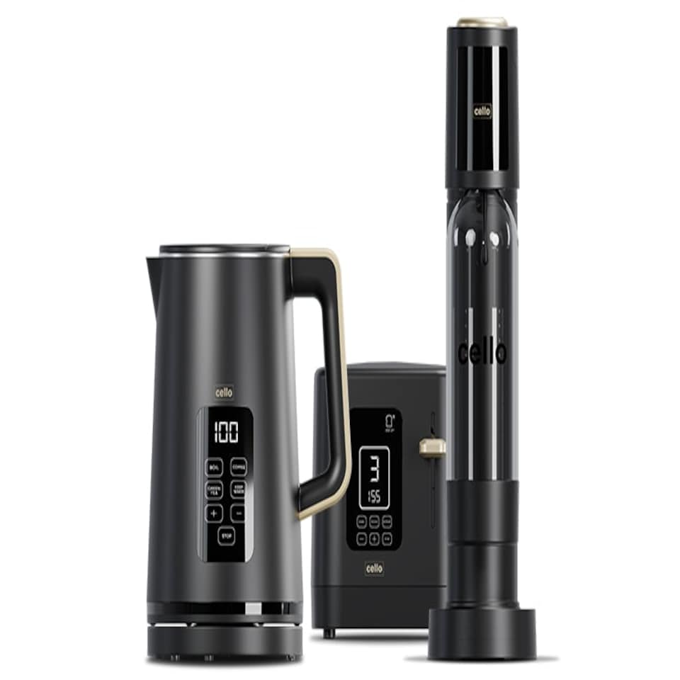 image 1 of Cello Refresh Bundle - Digital Kettle, 2 Slice Toaster and Soda Maker