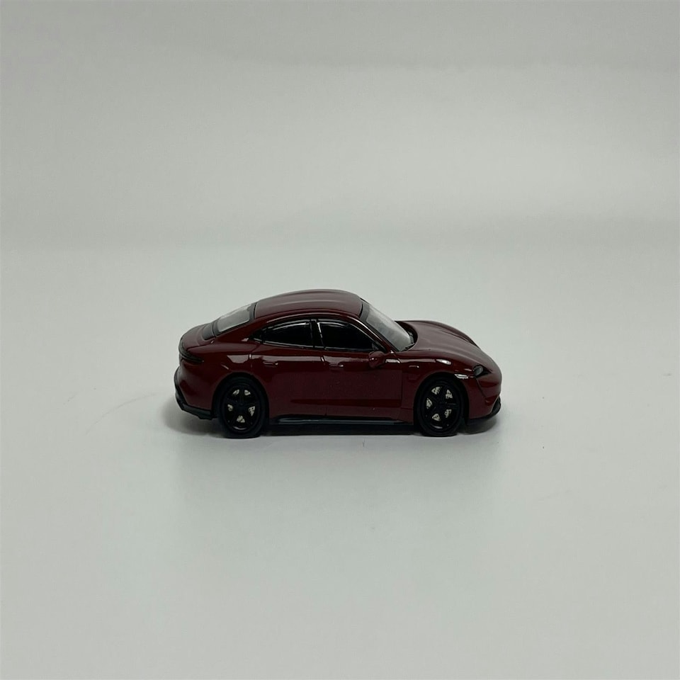image 1 of Porsche Taycan Turbo S 2019 Dark Red 1:87 Minichamps 870068404
