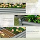 image 7 of Outsunny Galvanised Raised Garden Bed, 180x90x30cm Raised Bed, Silver | Silver | Silver